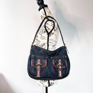 Tommy Hilfiger Denim Quilted Hobo Bag